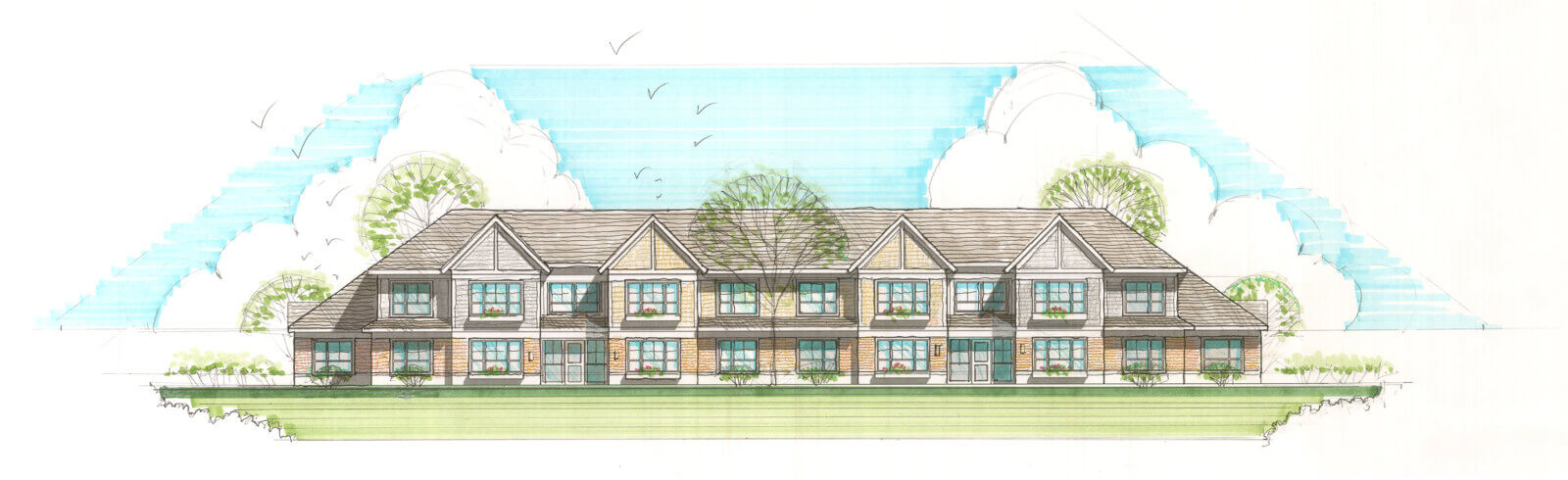 Garden Apartment - Conceptual Elevation